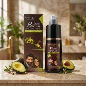 ARSHIQUE 3-in-1 Natural Hair Dye Shampoo - Long Lasting Color & Shine